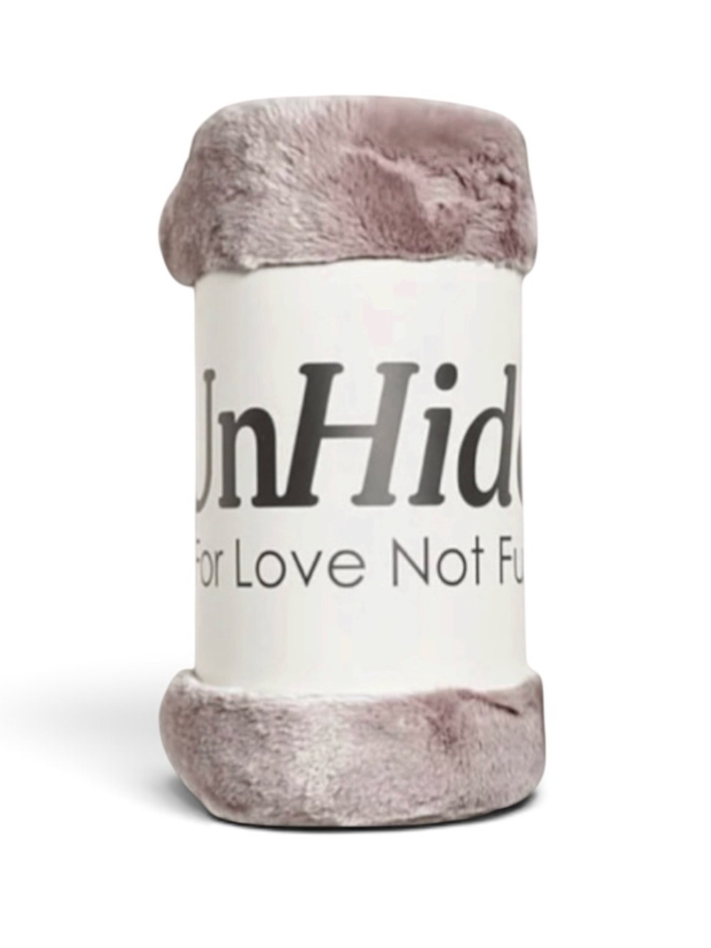 UnHide Lil’ Marsh Small Rosy Baby Faux Fur Throw - Lightweight Faux Fur Blanket
